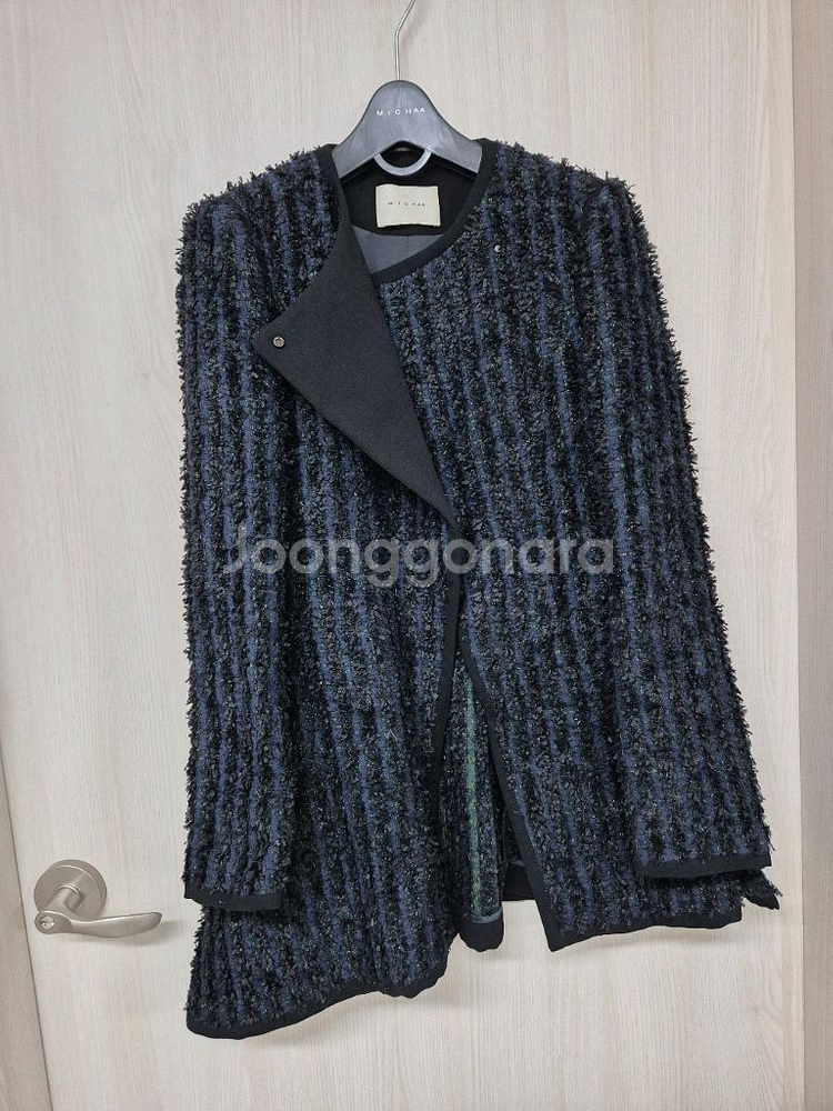 미샤 언발란스 트위드 자켓--4