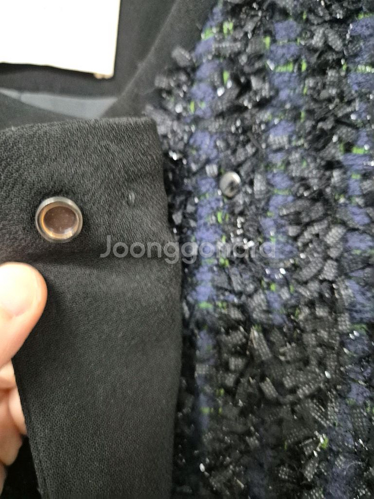 미샤 언발란스 트위드 자켓--2