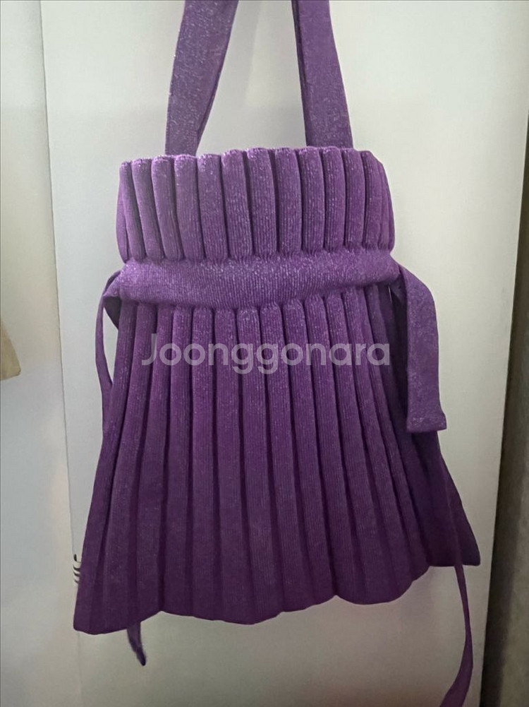 사만다타바사 마이쉘 플리츠 니트백--7