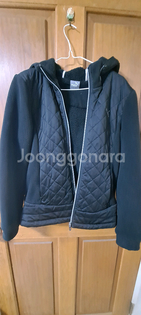 푸마기모후드퀼팅자켓--0