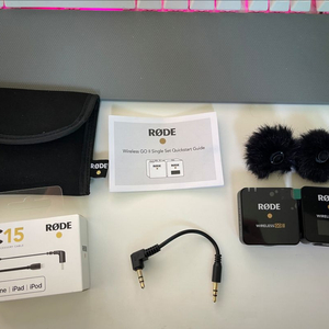 Rode wireless go 2 single+케이블