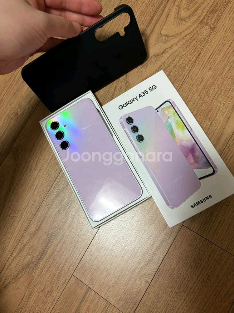 갤럭시 A35 5G 자급제 공기계 라벤더 업자x--3