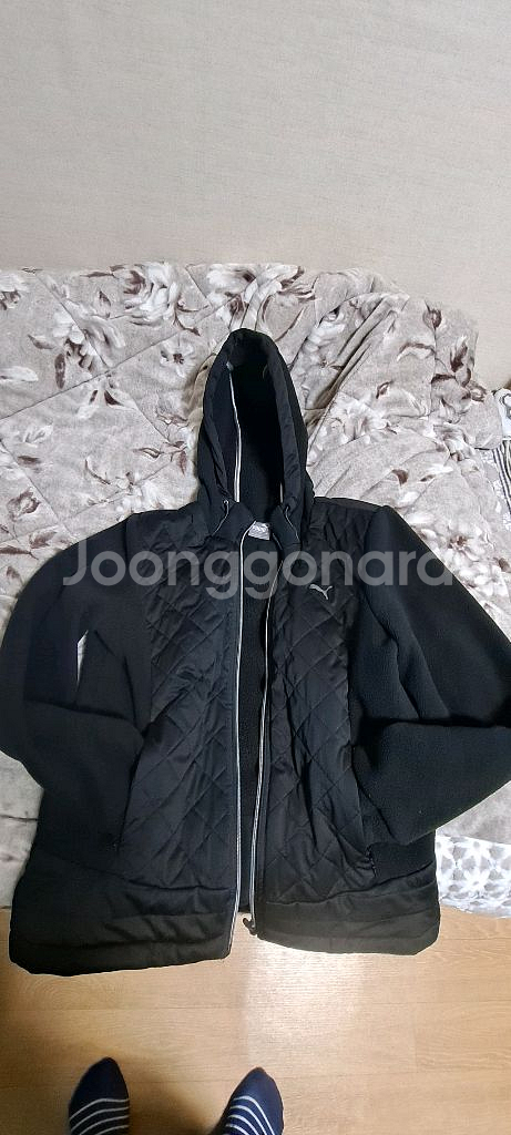 푸마기모후드퀼팅자켓--2
