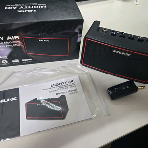 NUX MIGHTY AIR (넉스 마이티 에어) 앰프 박스포함 S급 구입시 그대로 18만원