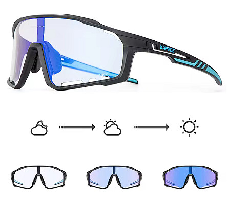 (새상품)자전거변색고글 카프보에 선글라스 런닝--0