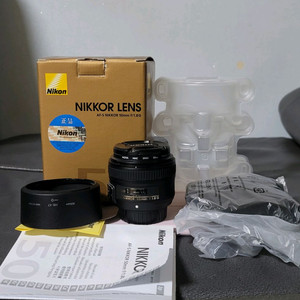 AF-S 50mm f/1.8G 박스풀셋.