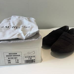 J.M.웨스통 키드스웨이드 로퍼 7D(260) (새상품)