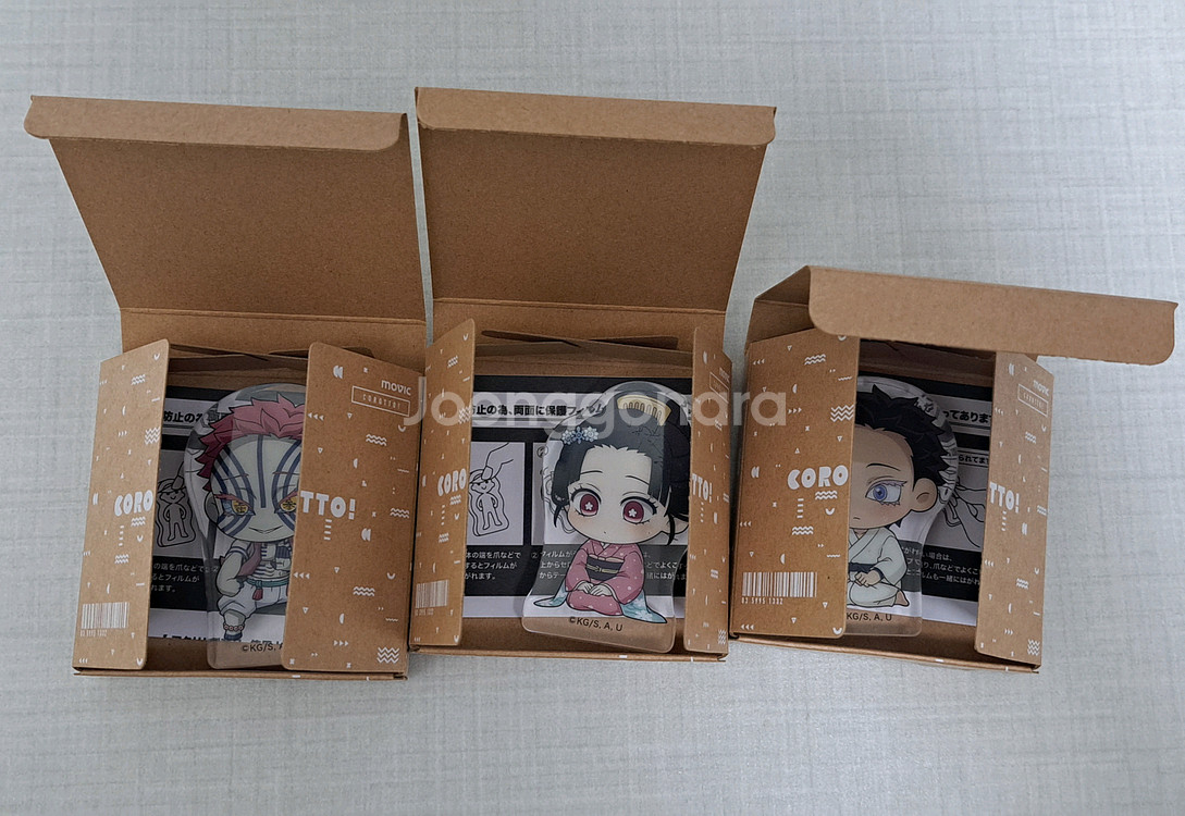 일괄) 귀멸 귀멸의칼날 하쿠지 코유키 아카자 코롯토 아크릴--0