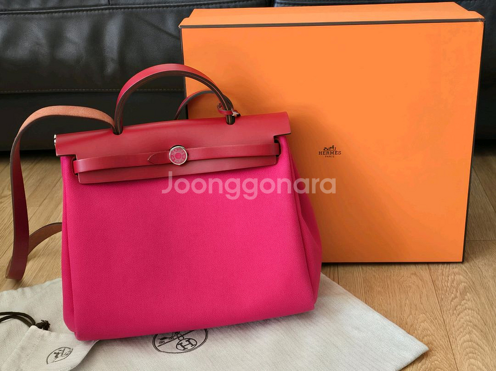 에르메스 에르백31 핑크버튼--0