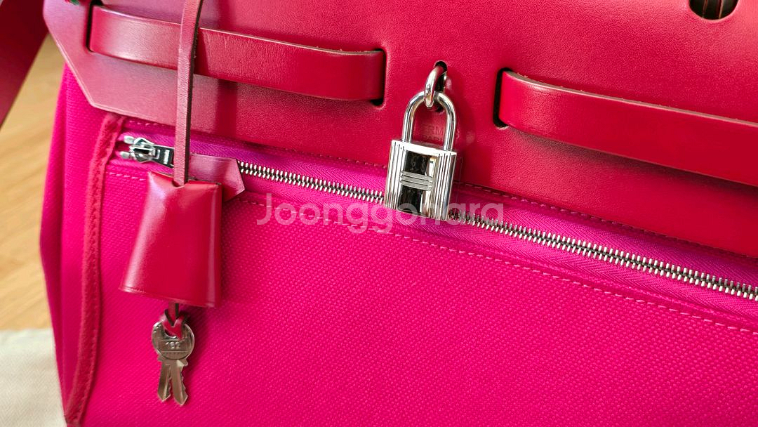 에르메스 에르백31 핑크버튼--5