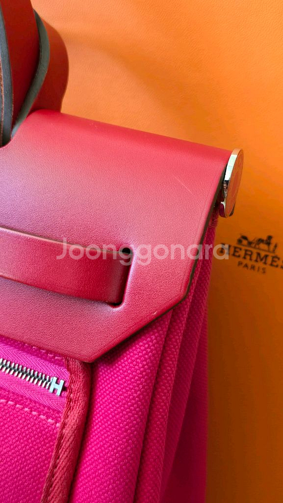 에르메스 에르백31 핑크버튼--3