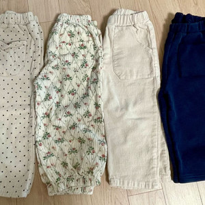 유아 바지 4벌 일괄(5세 전후)