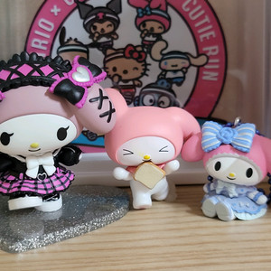 산리오 마이멜로디 쿠지 가챠 피규어 일괄 모음