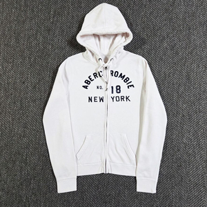 아베크롬비 화이트 후드집업