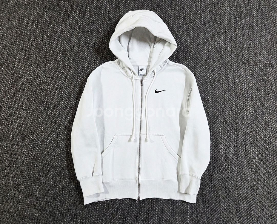 나이키 Nike 스우시 화이트 투웨이 후드집업--0