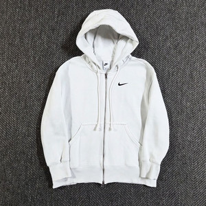 나이키 Nike 스우시 화이트 투웨이 후드집업