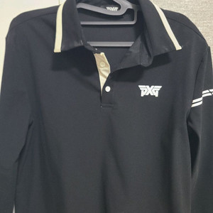 PXG 남성용 긴팔 카라티 블랙 M(95