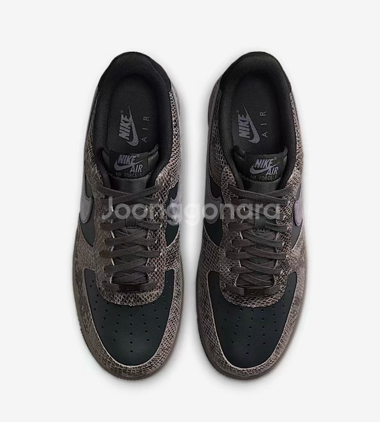 [280] 나이키 에어포스1 로우 스네이크스킨 운동화--3