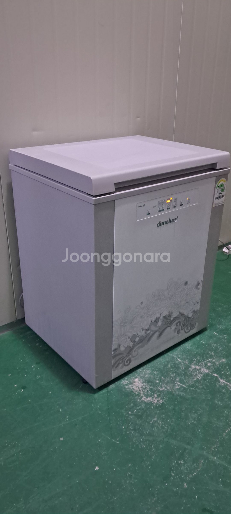 1575 딤채 120L 뚜껑형김치냉장고(화이트)--1