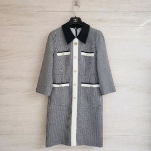 주크 트위드 원피스 55사이즈