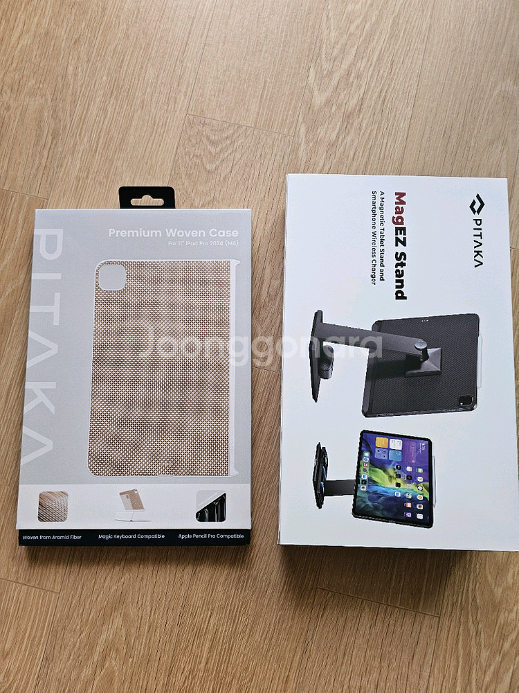 피타카 맥이지 케이스2 아이패드 프로 11인치 + 피카타 마그네틱스탠드 팝니다--0