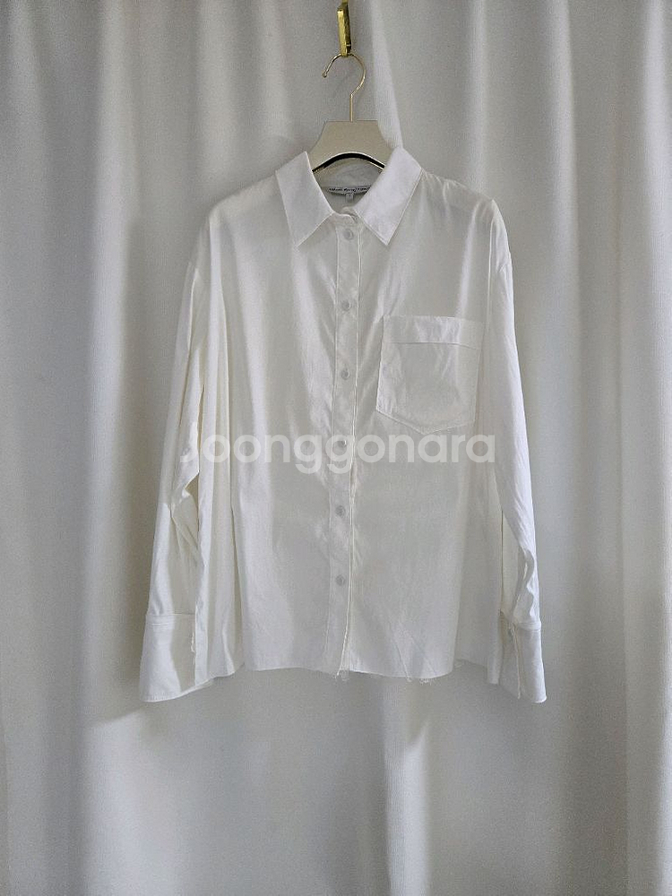 오브제 레이스 화이트 블라우스--2