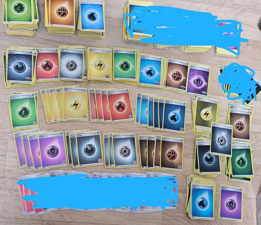포켓몬 카드 기본에너지 일괄판매/포켓몬go/미러/일반 이미지