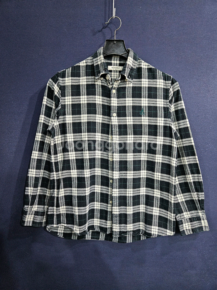 빈폴 스트라이프 체크 남성 100 긴팔셔츠--0