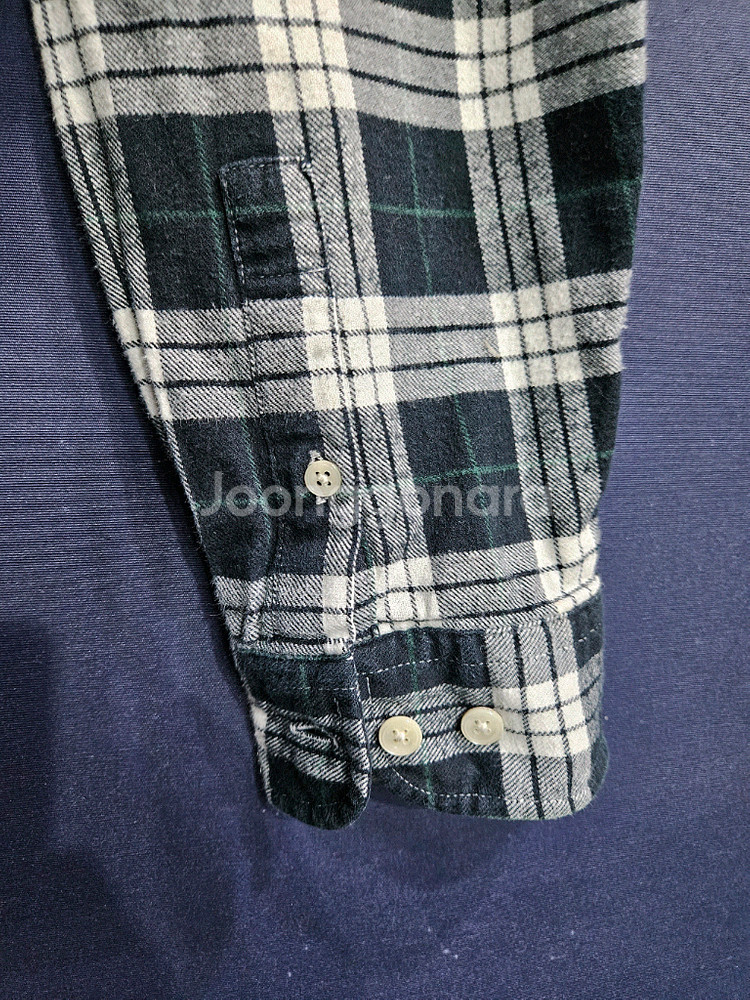 빈폴 스트라이프 체크 남성 100 긴팔셔츠--4