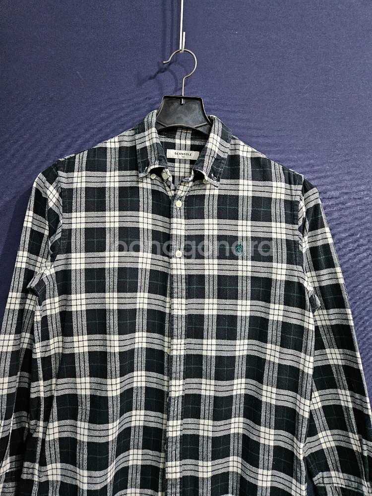 빈폴 스트라이프 체크 남성 100 긴팔셔츠--6