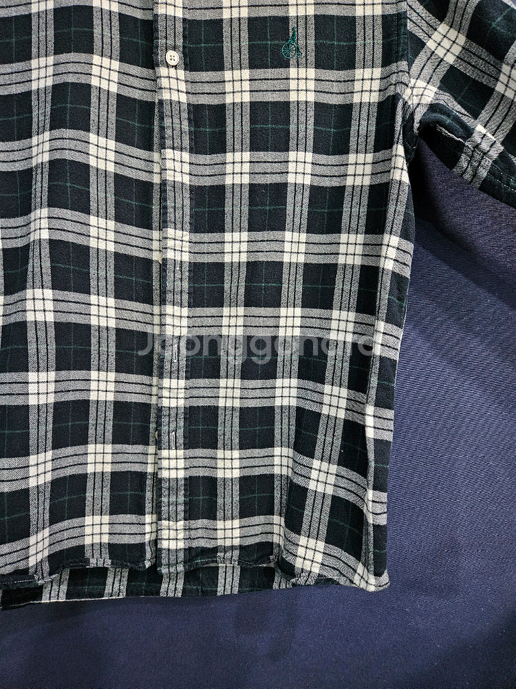 빈폴 스트라이프 체크 남성 100 긴팔셔츠--5