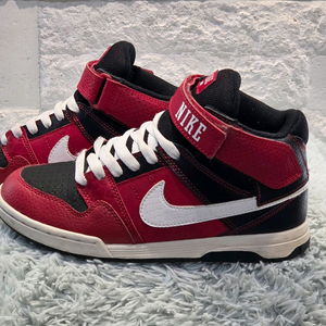 1q-20:나이키 코트 트랜즈션 미드 키즈 레드 블랙 (230mm)