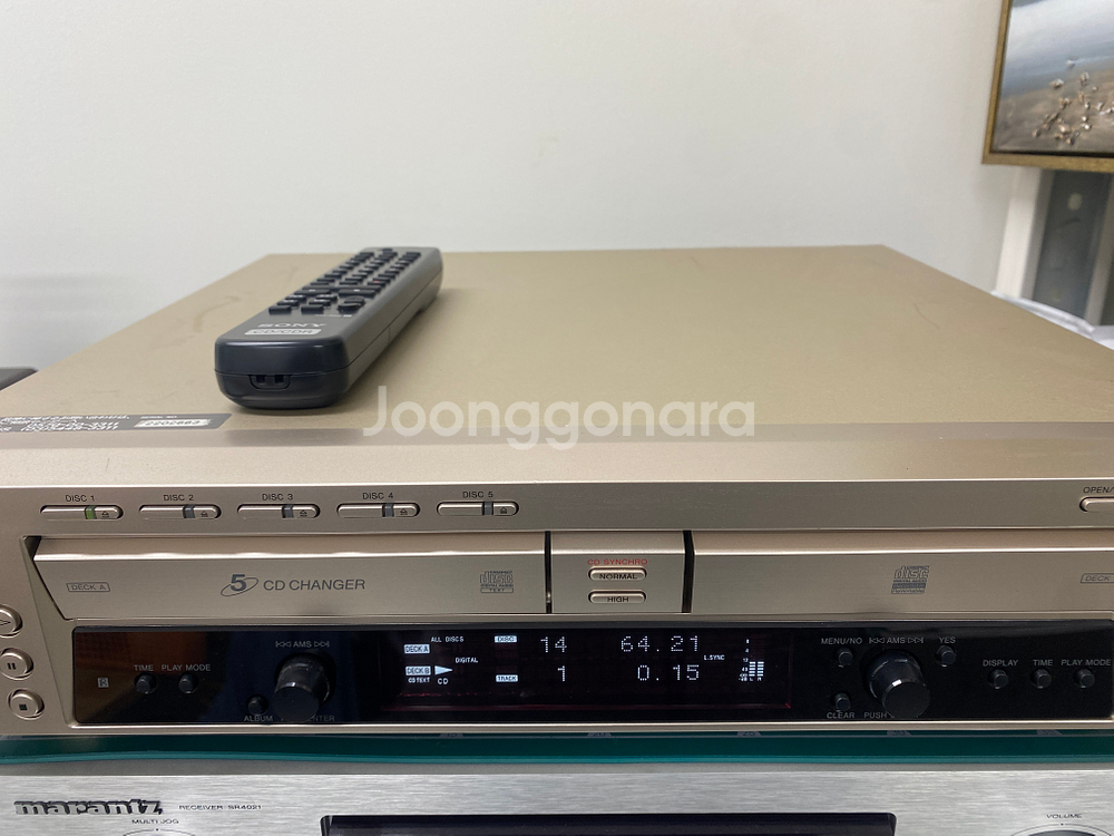 소니 CD 레코더 RCD-W500C 5CD 플레이어--0