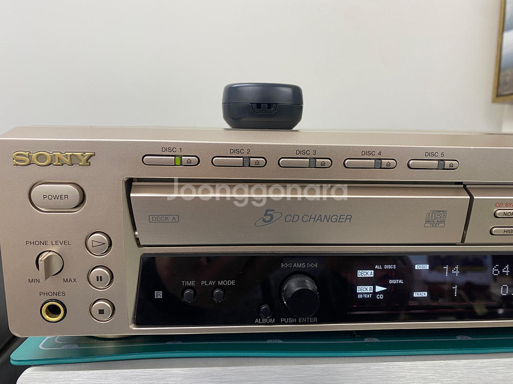 소니 CD 레코더 RCD-W500C 5CD 플레이어--1