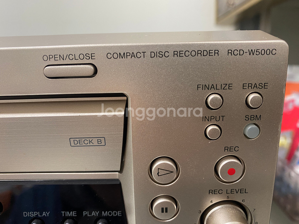 소니 CD 레코더 RCD-W500C 5CD 플레이어--7