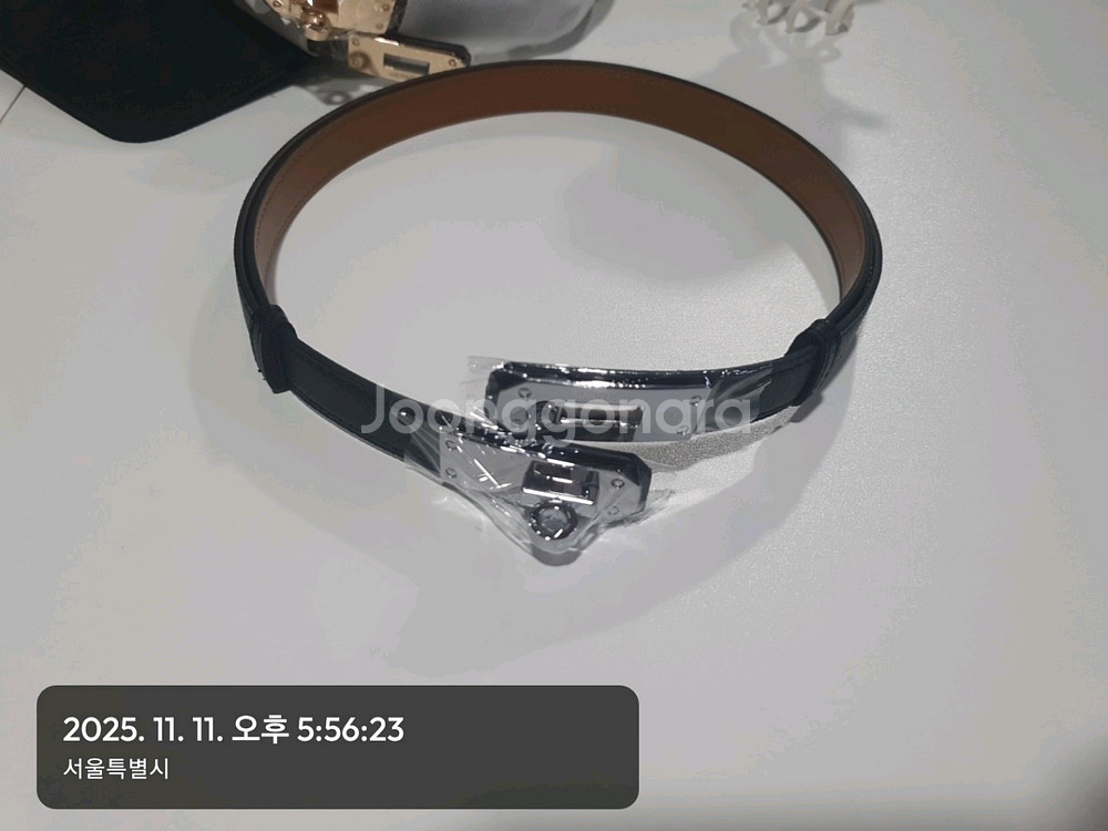 에르메스 켈리 여성 벨트--1