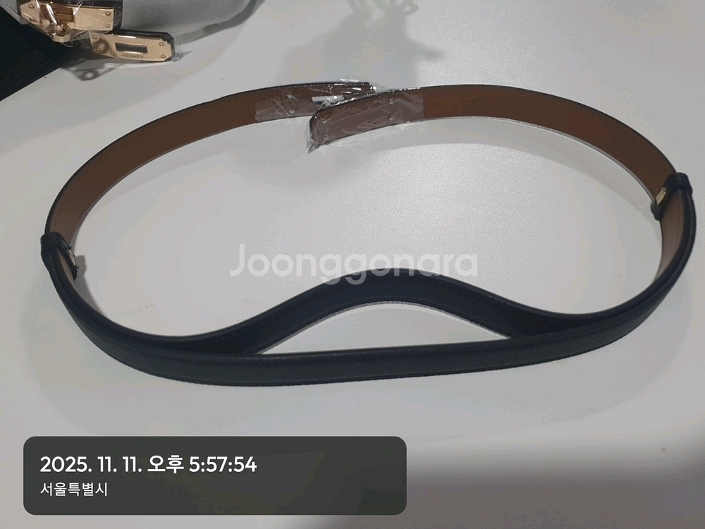 에르메스 켈리 여성 벨트--2