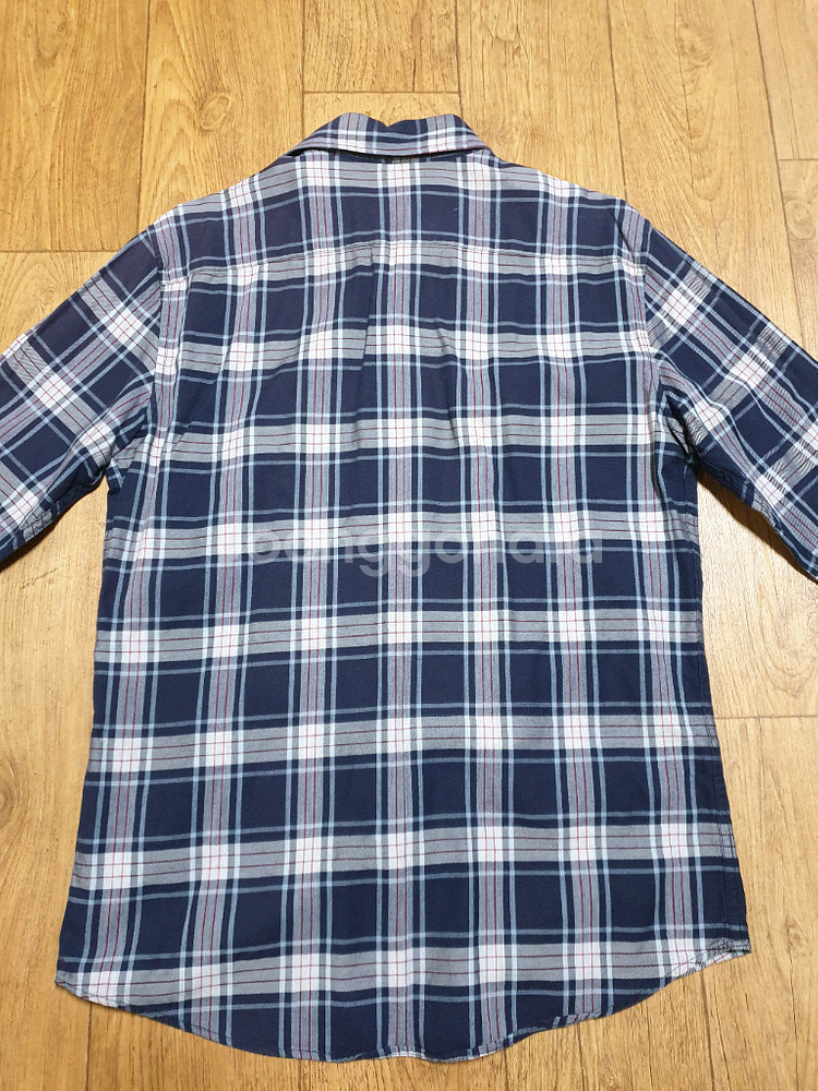 1187 헤지스 체크 남방셔츠 100 사이즈입니다--8