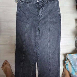 시스템옴므 정품 와이드 데님 청바지 32-34사이즈