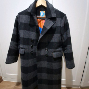 베베베베 남아 체크코트