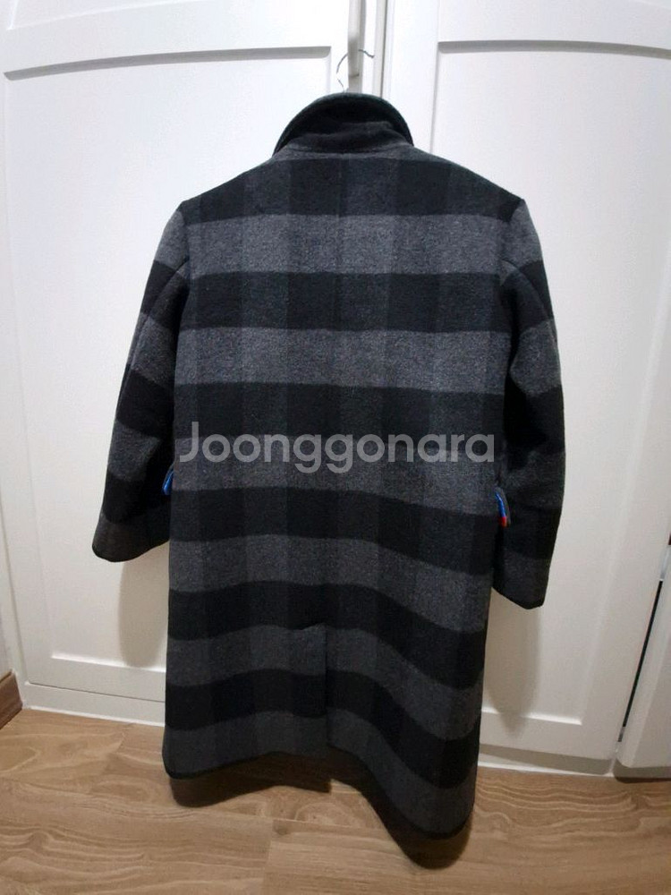 베베베베 남아 체크코트--4