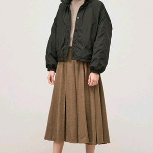 더캐시미어 레이어 구스다운 점퍼 55 (랑방,마인,타임