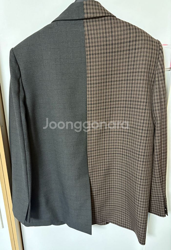 럭키슈에뜨 체크 자켓 36--6