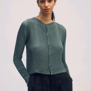 이세이미야케 스웨이드 가디건