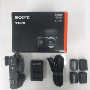 소니 A6400 미러리스 카메라
