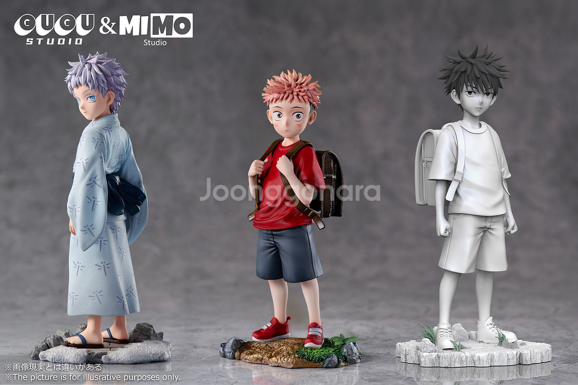 mimo x gugu 이타도리 유지 레진 피규어 어린시절 키드 주술회전--1