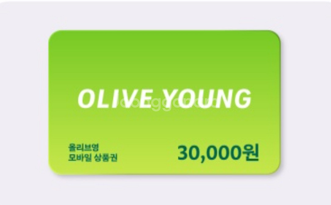올리브영 모바일 상품권 3만원--0