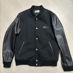 [정품] COACH 코치 레더 슬리브 바시티 자켓 (M/100 사이즈)