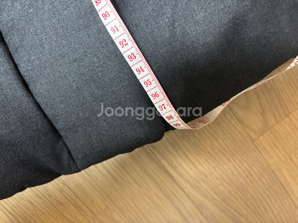 미착용 코오롱 프리미엄 울 스노우문 90 벨트 롱패딩 안타티카--9