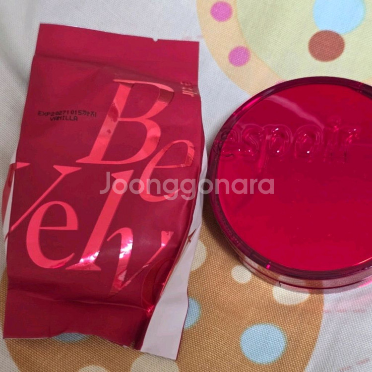 (미개봉) 에스쁘아 프로 테일러 비벨벳 쿠션 뉴클래스 20 바닐라 세트--0